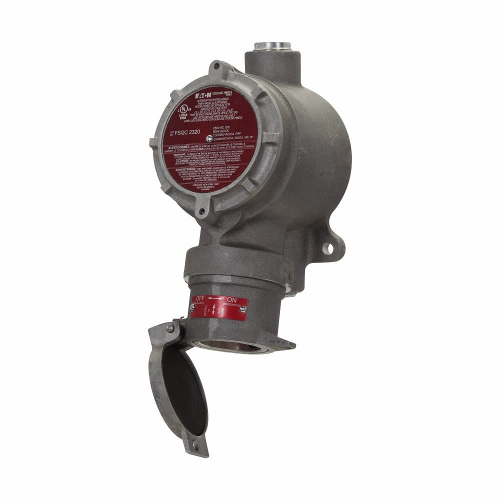 EATON Eaton FSQC2320 Crouse-Hinds Arktite FSQC interlocked receptacle with switch 30A (3/4 in hub)