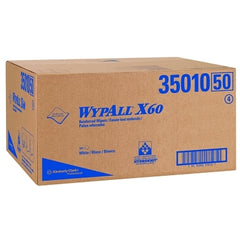 Kimberly-Clark Professional 35010 WypAll X60 Professional Towels, White, 20 in W x 43.7 in L, Flat Sheet, 100 Sheets per Pack/3 Packs per Box