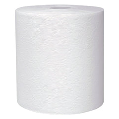 Kimberly-Clark Professional 50606 Kleenex Towels, White, Hard Roll, 8 in W x 600 ft L, 600 ft per Roll/6 Rolls per Case