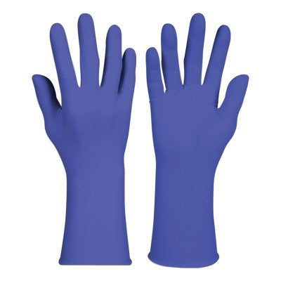 Kimberly-Clark Professional 55879 G3 Sapphire Nitrile Gloves Beaded Cuff Unlined X-Large Blue 7.1 mil