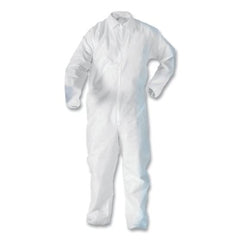 Kleenguard 67311 Coveralls Hooded Zip Front WHT 2XL 50PK