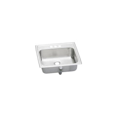 Elkay PSLVR1917CS3 Pacemaker Stainless Steel Single Bowl Top-Mount Bathroom Sink