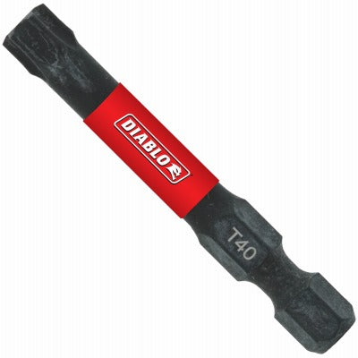DIABLO Freud DT402P5 T40 Torx Driver Bit 2 Inches 5 Pack