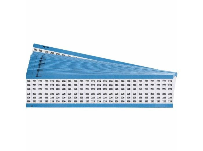 BRADY Brady CPCWM-226-250 Combination Pack Wire Markers Pack of 25 Cards (625 Markers)