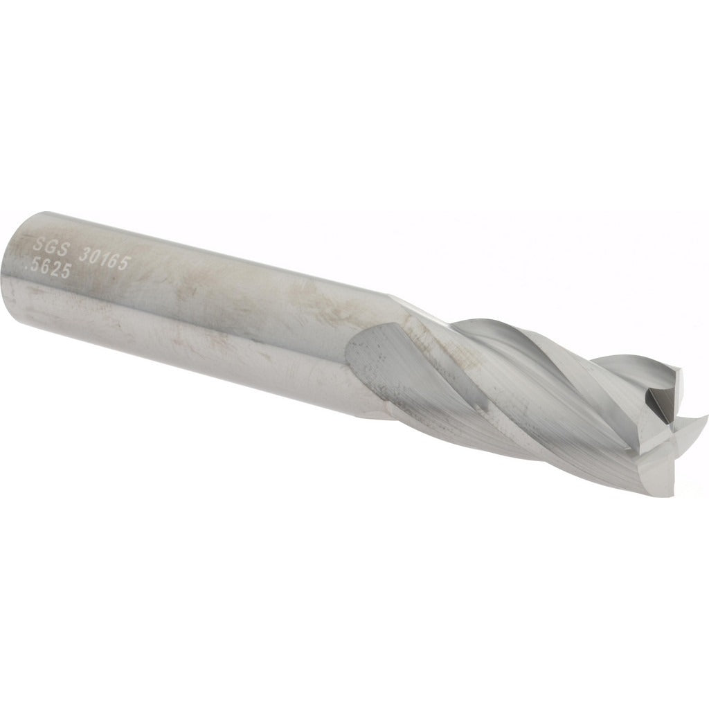KYOCERA SGS PRECISION TOOLS Sgs 30165 Square End Mill 9/16 Inch 4 Flute Solid Carbide