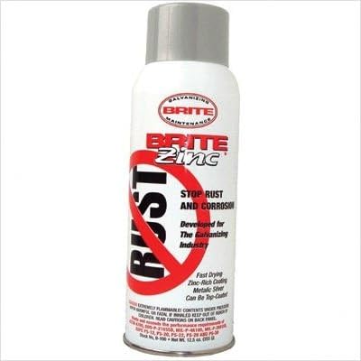 Weld Aid B-100 Brite Zinc Cold Galv 12.5 oz (Set of 12) Aerosol Can