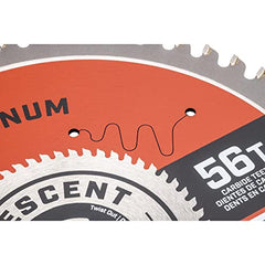 Crescent CSBAK-756 Circular Saw Blade 7-1/4 inches 56 Tooth Thick Aluminum