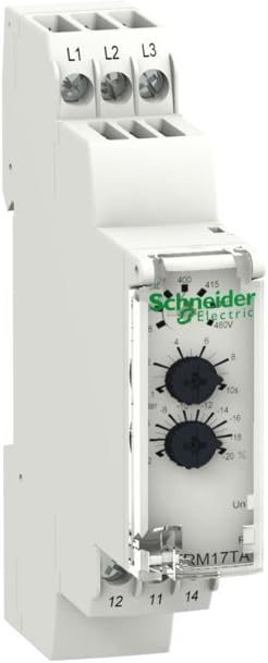 Schneider Electric RM17TA00 3-Phase Relay 250V 5 Amp RM17