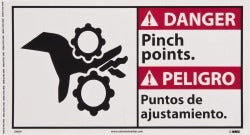 ACCUFORMNMC Accuformnmc DBA9P Danger Pinch Points Safety Sign