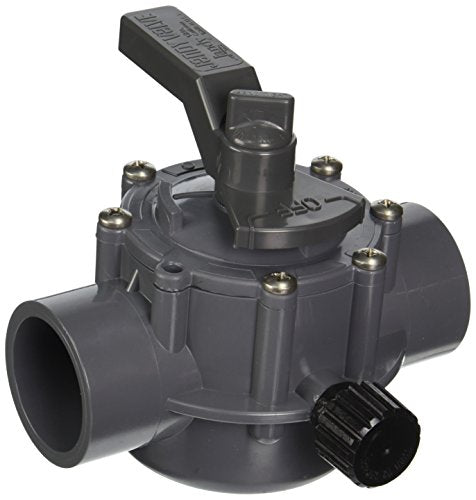 Jandy 1157 Pro Series 1-1/2 to 2 Inch Positive Seal 2-Way Diverter Valve