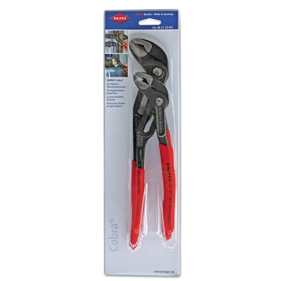 Knipex 003120V01 Chrome Vanadium Hightech Cobra Water Pump Plier Set with Grip