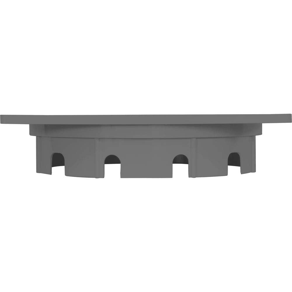 Custom Molded Products 25538-901-000 Square Skimmer Cover & Collar Assembly Gray