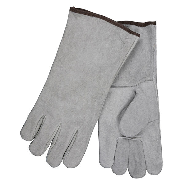 MCR Safety 4150B Split Cow Economy Shoulder Welding Gloves XL 12/Pair