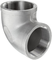 Merit Brass K401-20 Stainless Steel 90 Degree Elbow FNPT Class 150 1-1/4 Inch