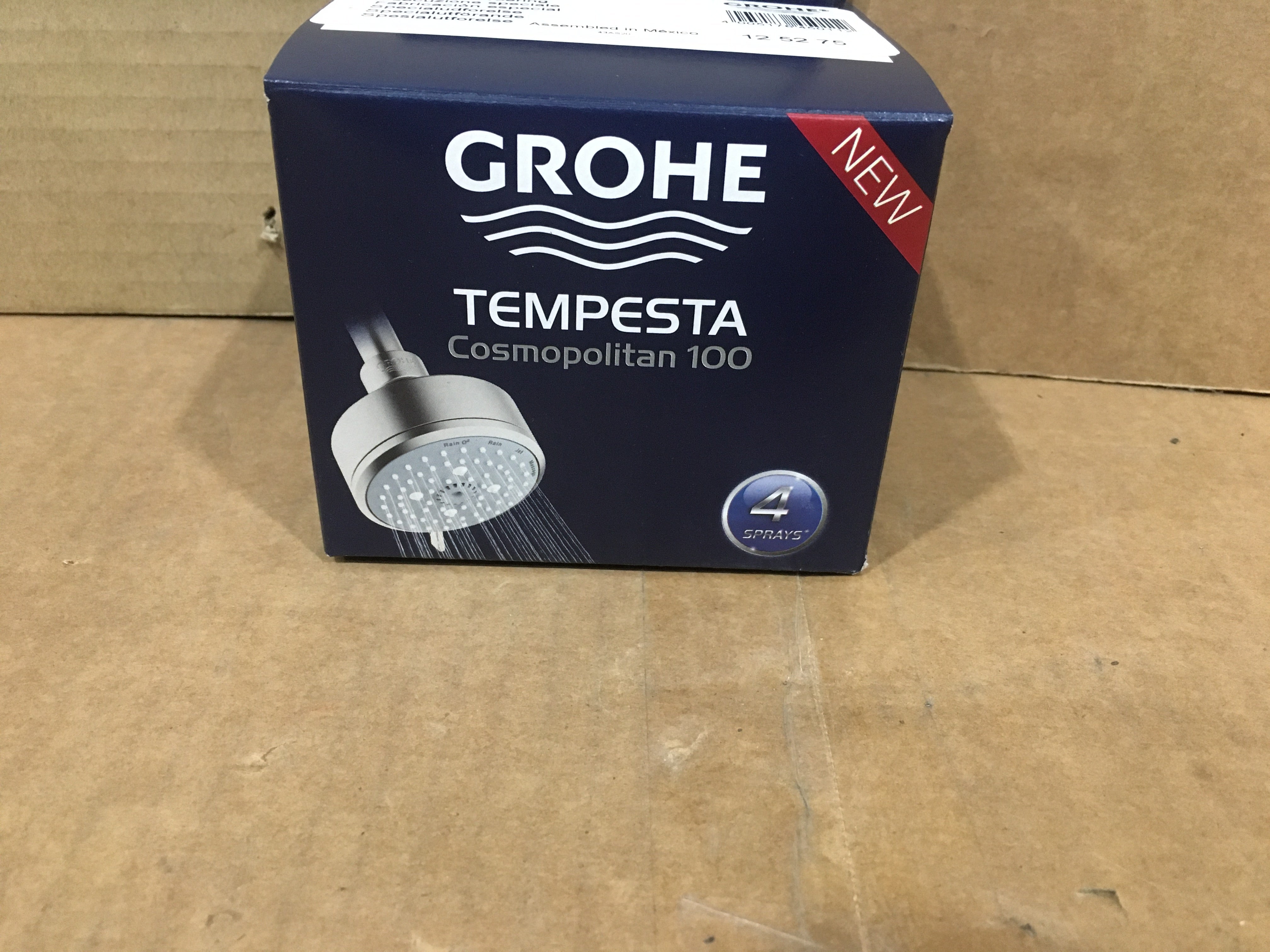 GROHE 125275 4 Spray Tempesta Cosmopolitan 100 Shower Head