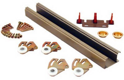 JOHNSON HARDWARE L E Johnson 1166G482 Bypass Door Hardware Set 48 in