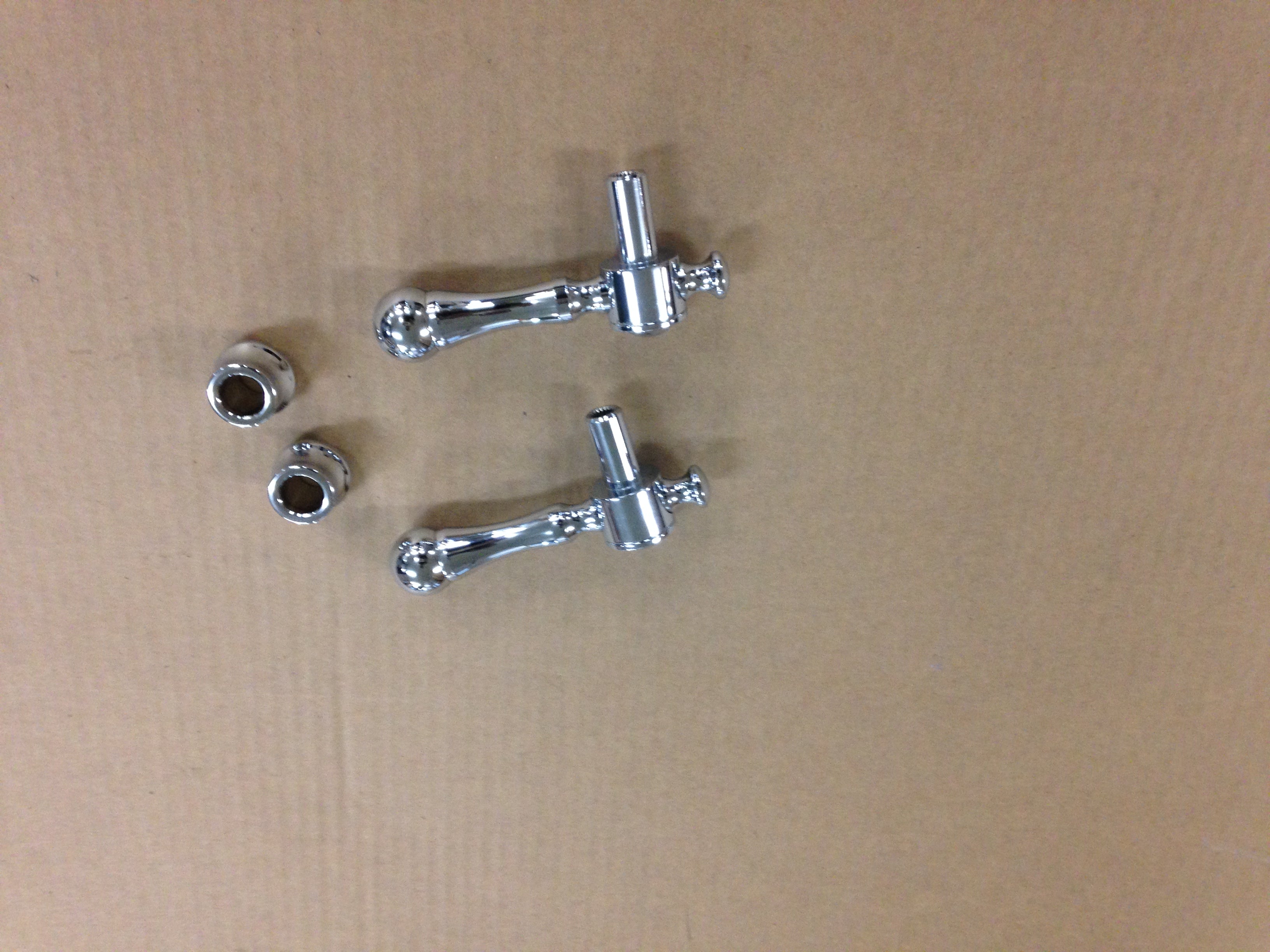 GROHE 18 244 000 Bridgeford Lever Handles Starlight Chrome