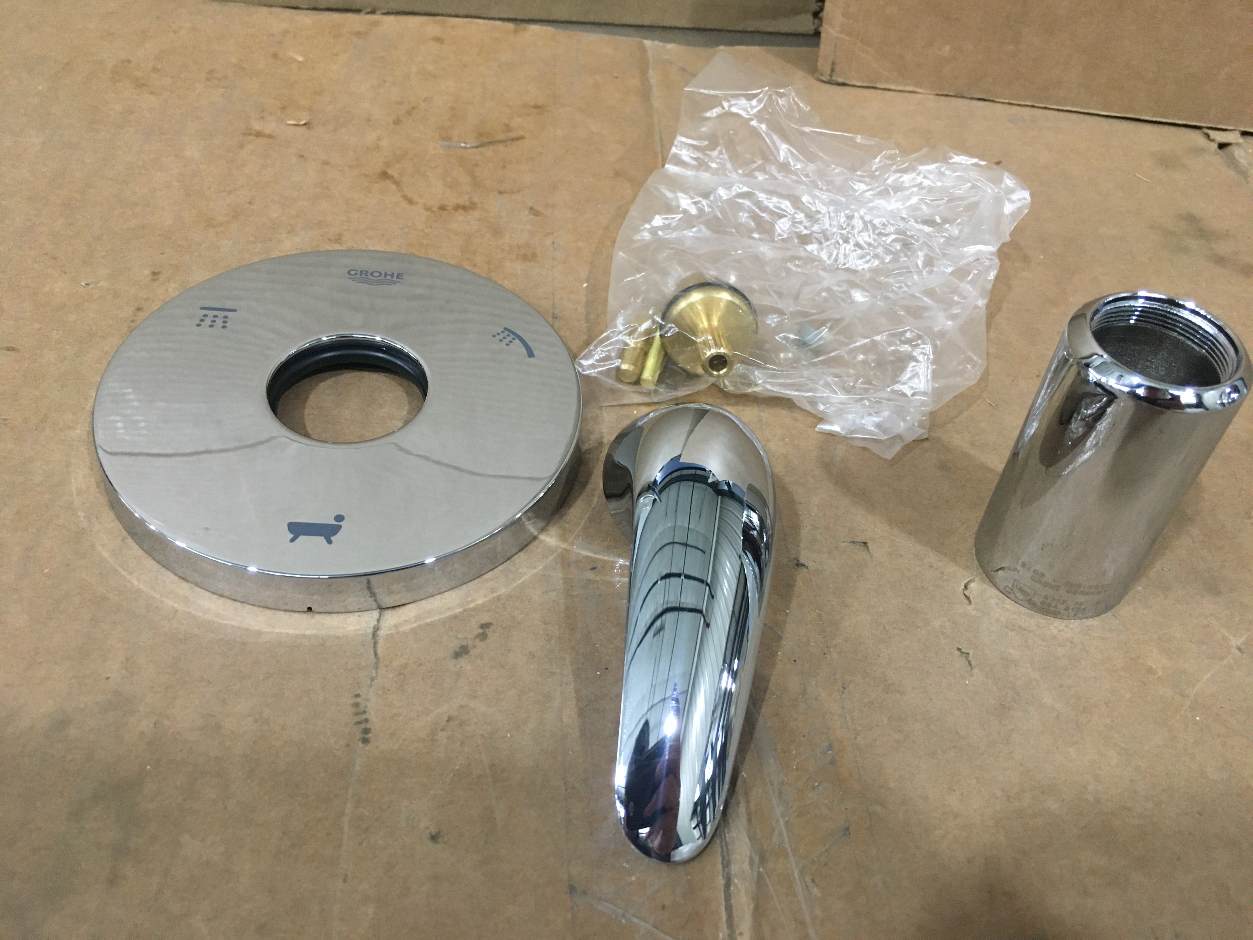 GROHE 19995003 EUROSTYLE 3 Way Diverter Trim Chrome