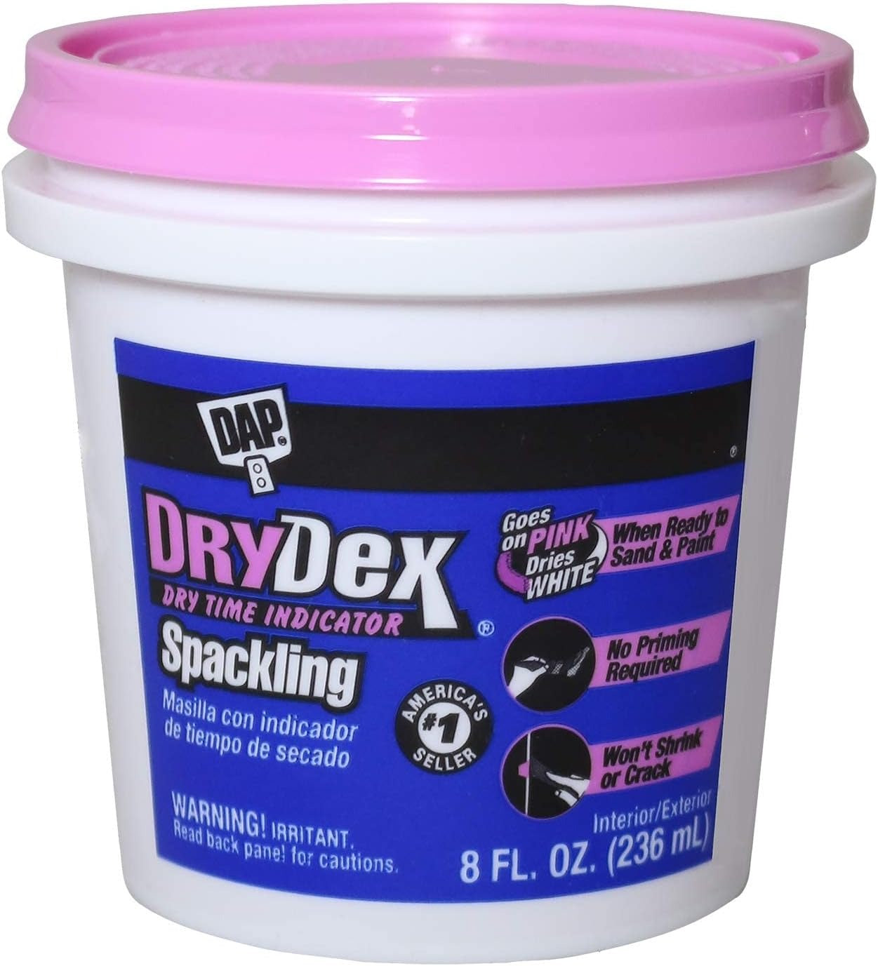 DAP Dap 7079812328 DryDex Dry Time Indicator Spackling 8 fl oz