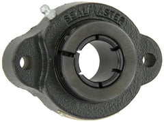 SealMaster TFT-23 Standard Duty Flange Unit Two Bolt Regreasable Contact Seals Cast Iron Housing 1.4375 Inches Bore