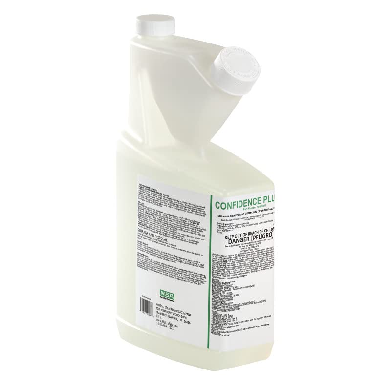 MSA 10009971 Confidence Plus 2 Liquid Germicidal Cleaner Makes up to 32 Oz of Sanitizer