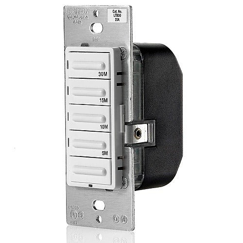 LEVITON LEVITON LTB30-1LZ Decora Countdown Timer Switch 120 Volt 20 Amp 1800 Watt