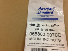 American Standard 065800-0070C Mounting Nuts Power (2 per bag) Replacement MPN