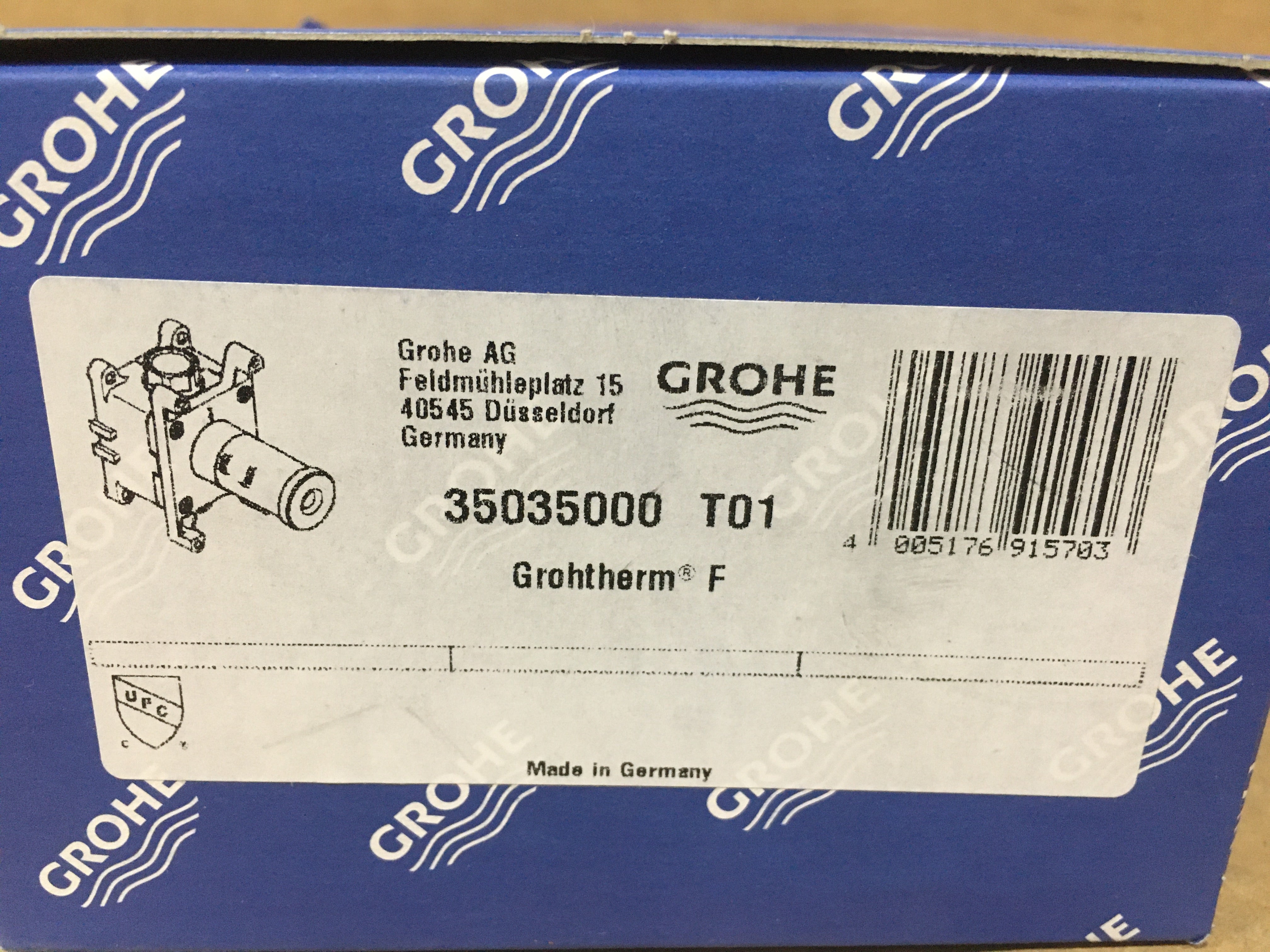 Grohe 35035000 Rough-In for Wall Supply Elbow