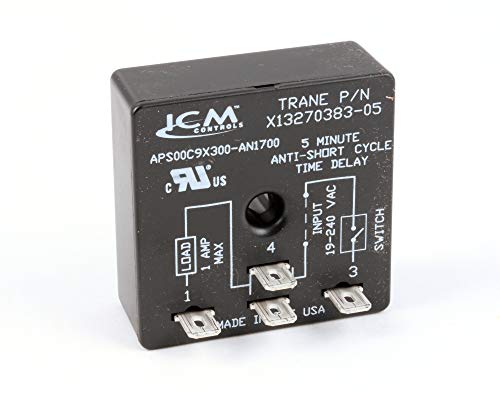 Trane RLY03031 Time Delay Relay 5 Minute