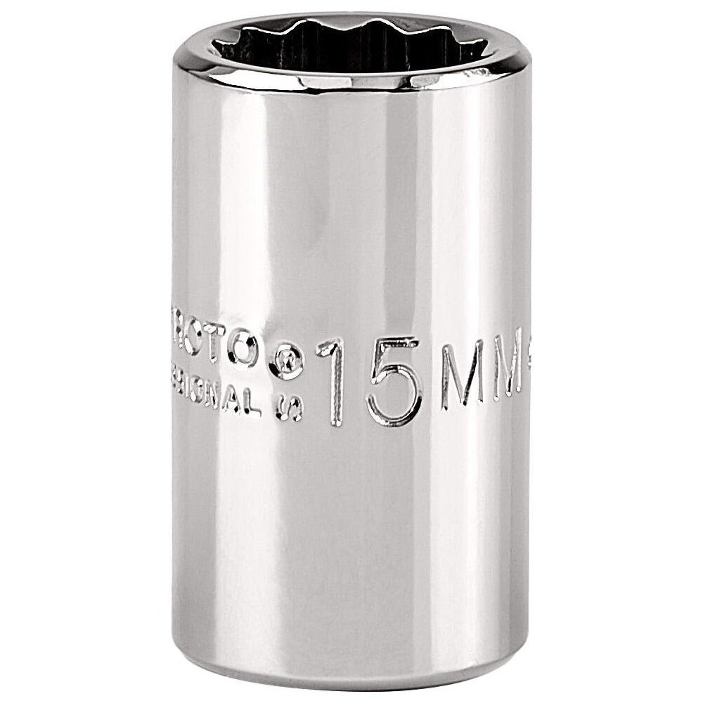PROTO Proto J5415M Hand Socket 15 Mm 12-point 1/2 Drive