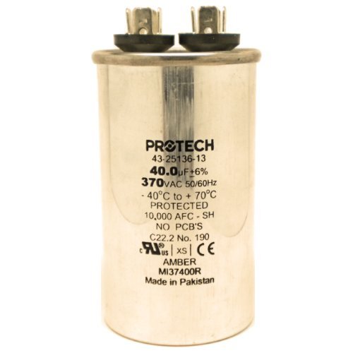 Rheem 43-25136-13 Capacitor 40/370 Single Round