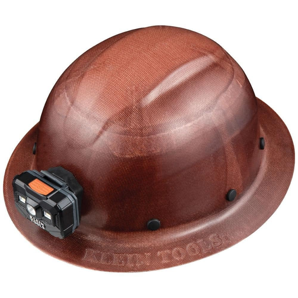 KLEIN TOOLS Klein Tools 60447 Konstruct full-brim hard hat with rechargeable headlamp (Size Medium)