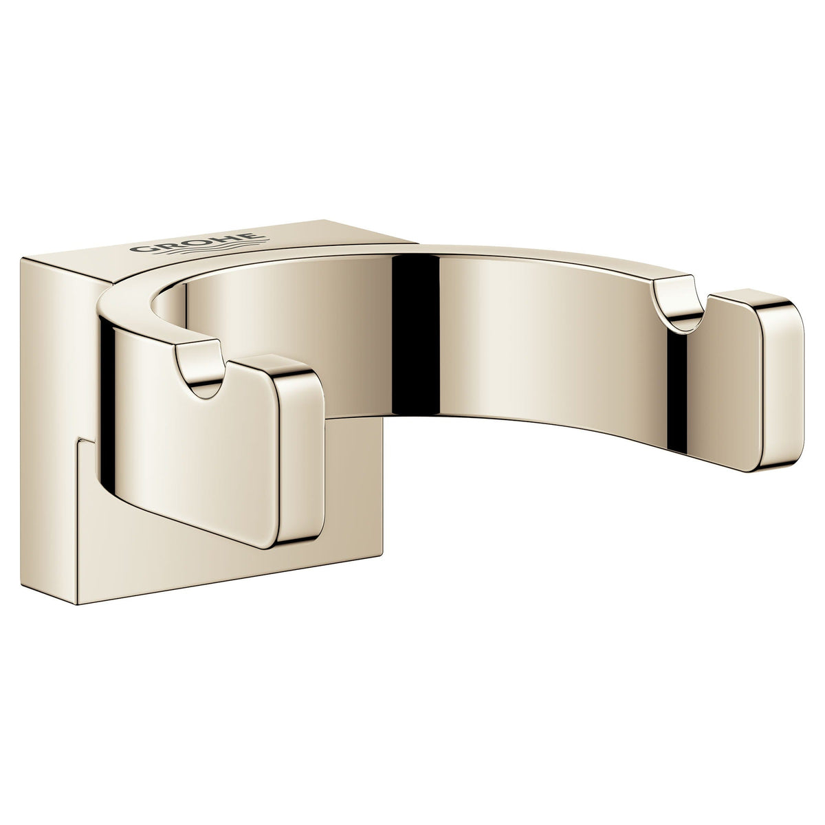 GROHE 41049BE0 Double Robe Hook Polished Nickel