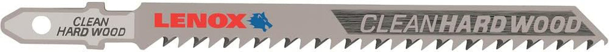 Lenox 1990962 T-Shank Clean Wood Cutting Jig Saw Blade, 4-Inch X 5/16-Inch 10 TPI, 5-Pack