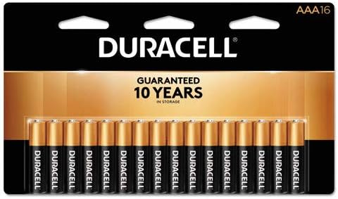 Duracell DURMN16RT4Z CopperTop Alkaline Batteries 9V 4 Pack