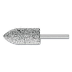 Pferd 31062 Series A Cast Edge Mounted Point Abrasive Bit 7/8 in Outer Diameter 1/4 in Shank Diameter 30 Grit