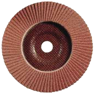 Pferd 62232 Polifan Type 29 SG Flap Disc 4-1/2 inches Dia 60 Grit 7/8 inches Arbor 13300 RPM Aluminum Oxide