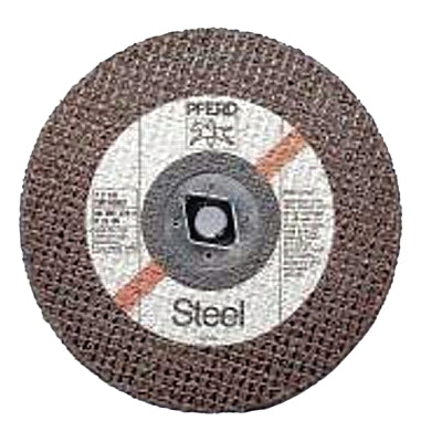 Pferd 63842 Type 1 Circular Saw Blade A-SG Flat Cut-Off Wheel 7 in Diameter 1/8 in Thick 24 Grit Aluminum Oxide