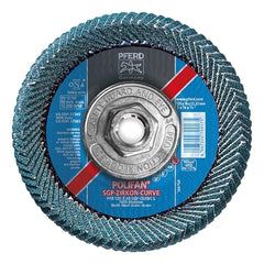 Pferd 67363 POLIFAN Curve Flap Disc 5 in 5/8-11 40 Grit Large Radius