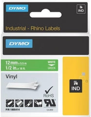 Dymo 1805414 Rhino Green Vinyl 12mm