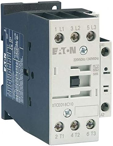 Eaton XTCE018C10T IEC Magnetic Contactor 24VAC 18A 1NO