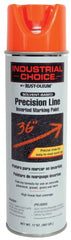 Rust-Oleum 203027 Paint Inverted Marking Fluorescent Orange 12/Pack