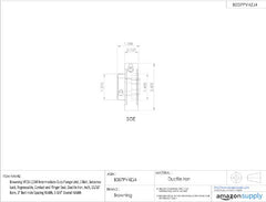 Browning VF2S-115M Intermediate-Duty Flange Unit, Regreasable, Contact and Flinger Seal, Ductile Iron, 15/16 inch Bore