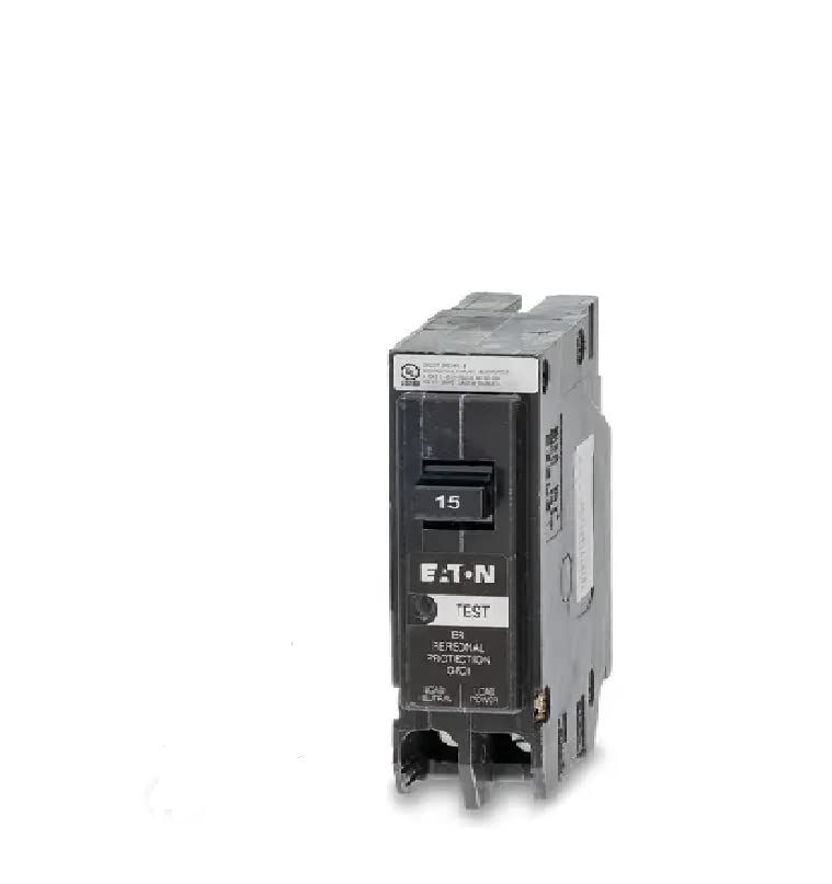 Eaton BRP115GF Ground Fault Circuit Breaker 15A 1P 120/240V 10 kAIC