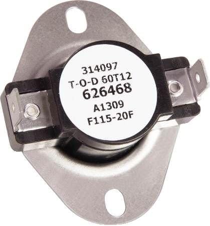 Nordyne 626468R Fan Control F115-20F Limit Switch