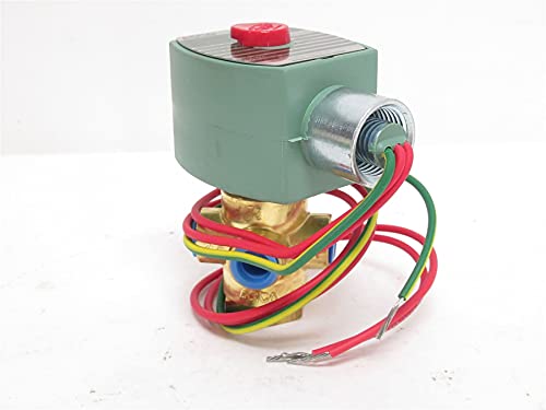 ASCO 8320G192 Solenoid Valve 120V 1/4 Inch 3-Way Normally Open for Air, Water, Oil