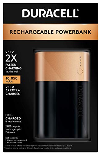 Duracell DURDMLIONPB3 Rechargeable Powerbank 10050 mAh