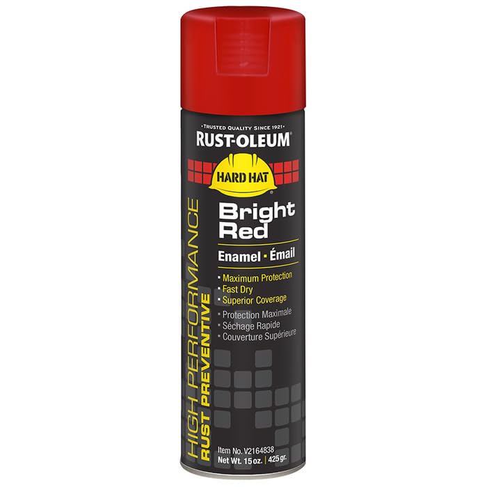 Rust-Oleum V2164838 High Performance V2100 System Rust Preventive Enamel Spray Paint 15 Ounce Pack of 6