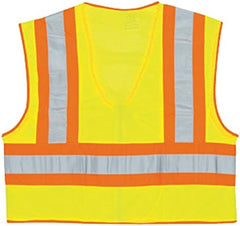 MCR Safety WCCL2LFRX3 Class 2 Polyester Mesh Flame Resistant Safety Vest 3X-Large