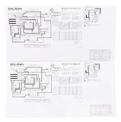 Balboa Water Group 56961-01 Circuit Board PCB BP501G3 No Circ Pump